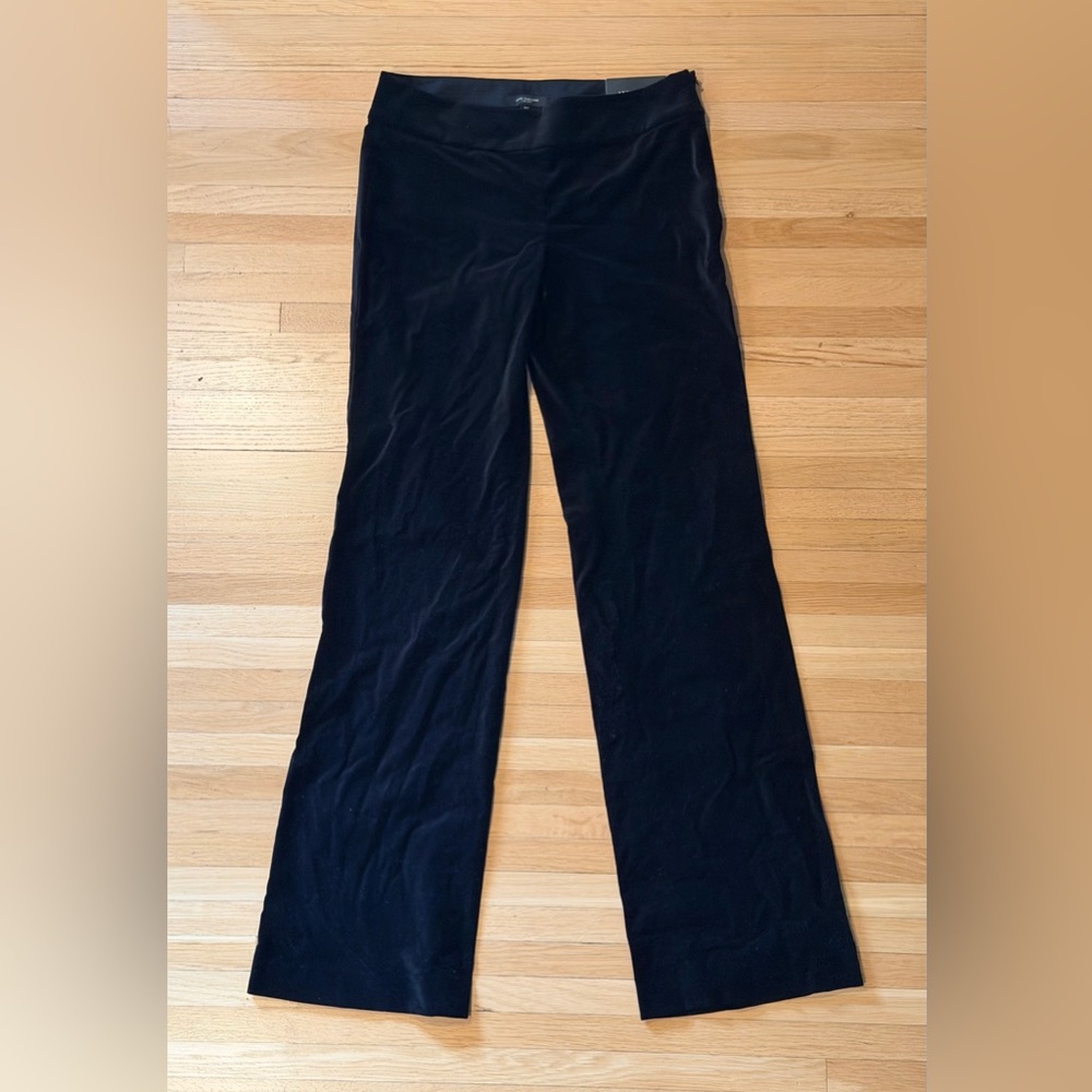 Ann Taylor soft velvet black trousers